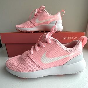 NWOT Nike girls golf shoes, size 4 big girls, pink